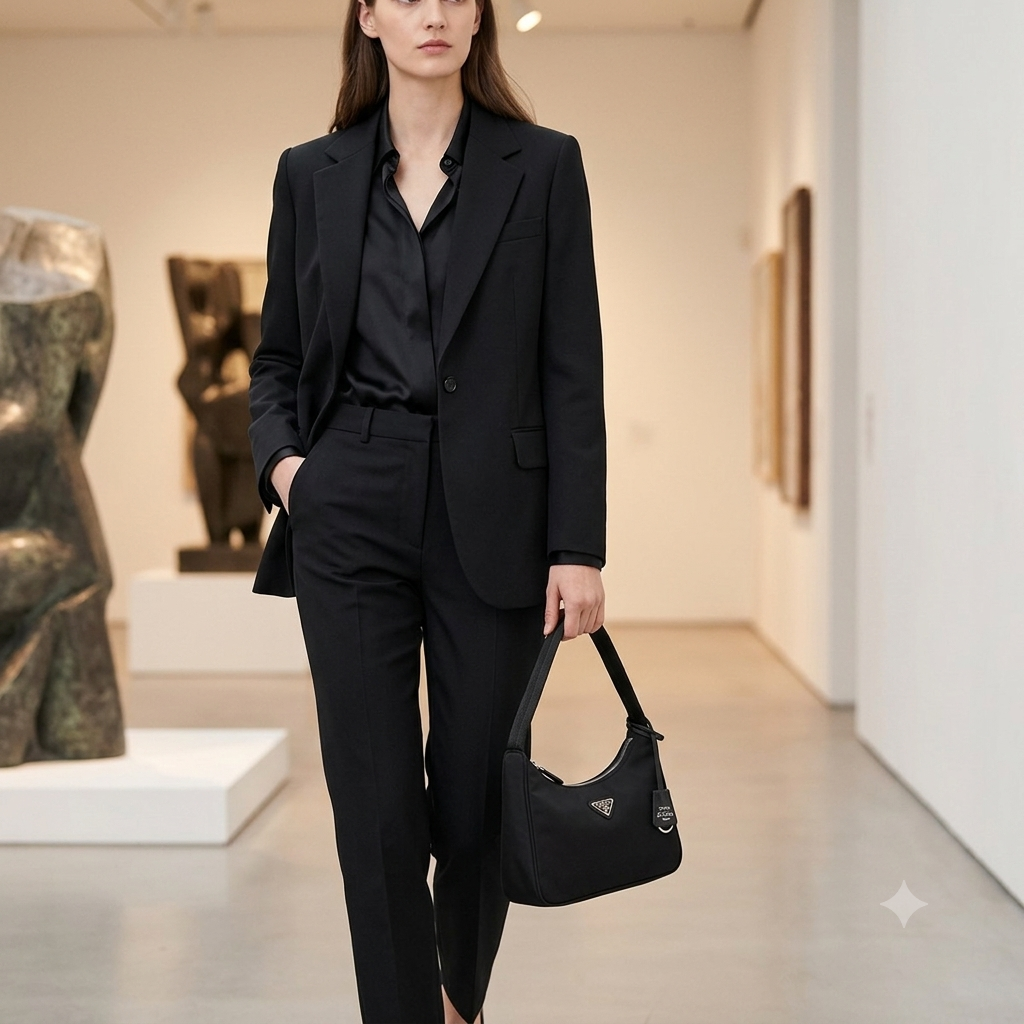 Maison IX | Re-Edition Nylon Shoulder Bag - Minimalist Edition