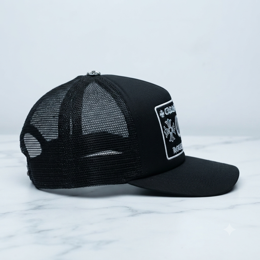 Maison IX | Hollywood Edition Trucker Hat - Black/White